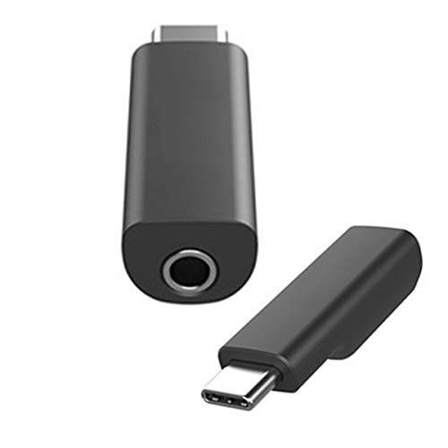 오즈모 포켓,미니,휴대용 USB-C to 3.5mm 마이크 마이크,마이크로폰 오디오 어댑터 악세사리 호환가능한 with DJI 오즈모 포켓,미니,휴대용