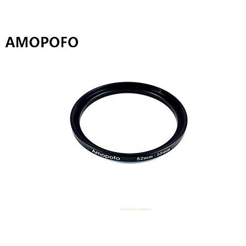 범용 52-55mm/ 52mm to 55mm 스텝 Up 링 필터 어댑터 for UV, ND, CPL, 메탈 스텝 Up 링 어댑터