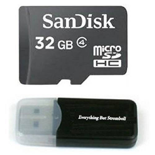 SanDisk 32GB Class 4 미니 SDHC 메모리 카드 work with Roku Ultra, Roku 4, Roku 3, Roku 2 TV스틱 with Everything but Stromboli (TM) 카드 리더,리더기 (SDSDQM-032G-B35)