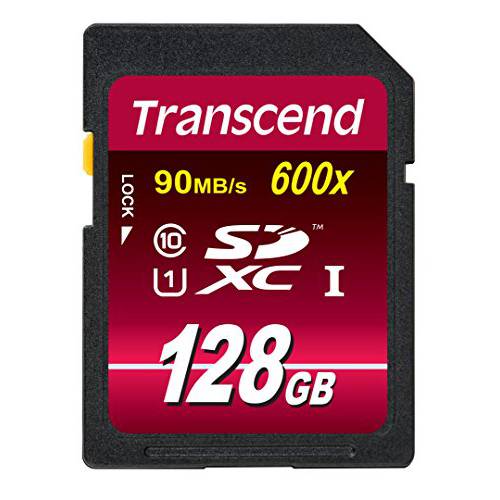 Transcend 128GB SDXC Class 10 UHS-1 Flash 메모리 카드 up to 90MB S TS128GSDXC10U1