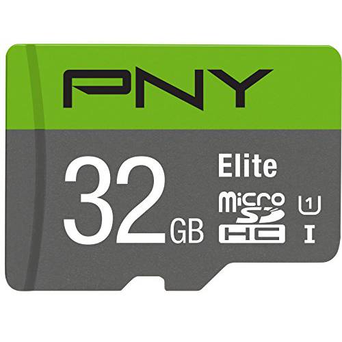 PNY 32GB Elite Class 10 U1 microSDHC 플래시 메모리 카드 P-SDU32GU185GW-GE