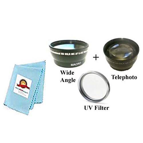 와이드 렌즈+ Tele+  UV for 파나소닉 HDC-SD10, 파나소닉 HDC-TM10, 파나소닉 HDC-TM15, 파나소닉 PV-GS19, 파나소닉 PV-GS29