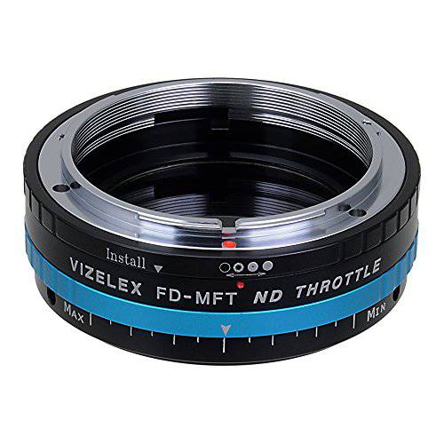 Vizelex ND 조절판 렌즈 어댑터 호환가능한 with 캐논 FD and FL 35mm 필름 Lenses to 미니 Four Thirds 마운트 카메라