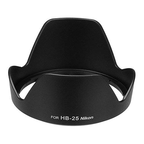 Fotodiox 렌즈 후드 교체용 for HB-25 호환가능한 with Nikon Nikkor AF 24-85mm f/ 2.8-4D and AF-S 24-120mm f/ 3.5-5.6G IF-ED VR 렌즈