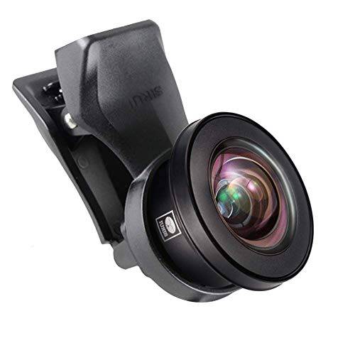 SIRUI 블랙 	업그레이드된 Version 170°FE 어안 Macro 휴대용 폰 카메라 부착식 렌즈 with 휴대용 렌즈 Clip 어댑터