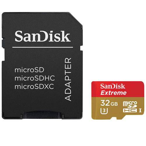 SanDisk Extreme 32GB microSDHC UHS-I/ V30/ U3/ Class 10 카드 어댑터포함 (2-Pack)