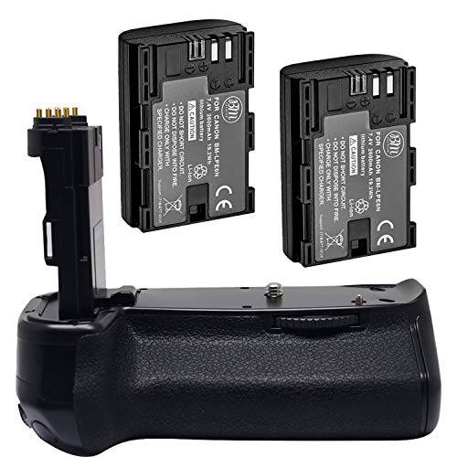 배터리 그립 Kit for 캐논 EOS 6D Mark II 디지털 SLR 카메라 - 포함 Qty 2 BM 프리미엄 LP-E6 배터리+ BG-E21 교체용 배터리 그립