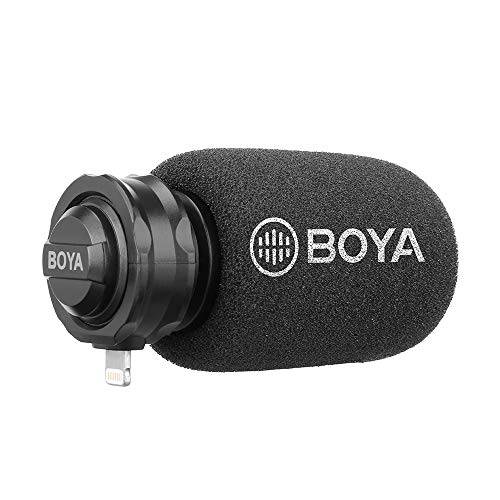 BOYA BY-DM200  Designed for 레코딩 오디오 to iOS 디바이스 with a 라이트닝 커넥터 for interviews