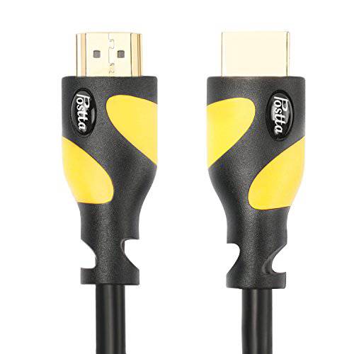 Postta HDMI 케이블30 Feet Yellow 울트라 HDMI 2.0V 지원 4K 2160P 1080P 3D 오디오 리턴 and 이더넷 - 1 팩