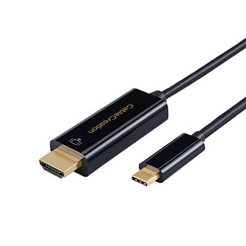 USB C to HDMI 케이블 CableCreation 6 ft 5-Pack USB Type C to HDMI 케이블 호환가능한 맥북 프로 2019 2018 맥북 에어 아이패드 프로 맥 미니 2018 XPS 15 Yoga 920 S9 S10 Black with