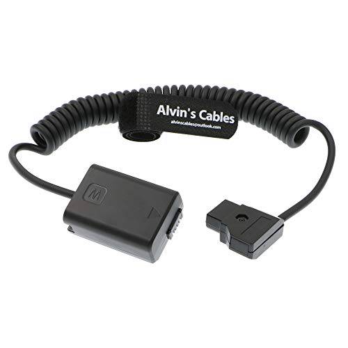 Alvin’s 케이블s A7 더미 배터리 to D Tap 케이블 for 소니 A7R A7S A7II NEX Series 카메라