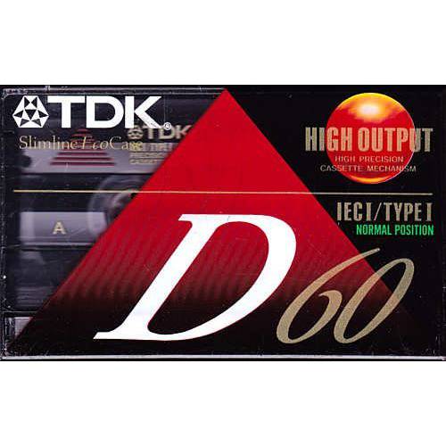 TDK D60 60-Minute Cassettes: 5-Pack