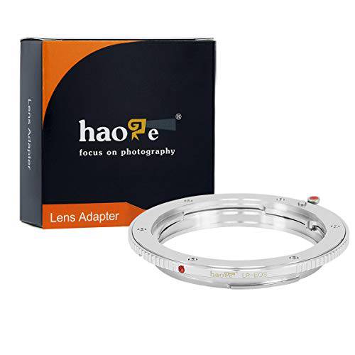 Haoge 렌즈 마운트 어댑터 for 라이카 R LR 마운트 렌즈 to 캐논 EOS Rebel 80D 70D 60D 50D 550D 500D 5D 5DS 7D EF EF-S 마운트 SLR 카메라