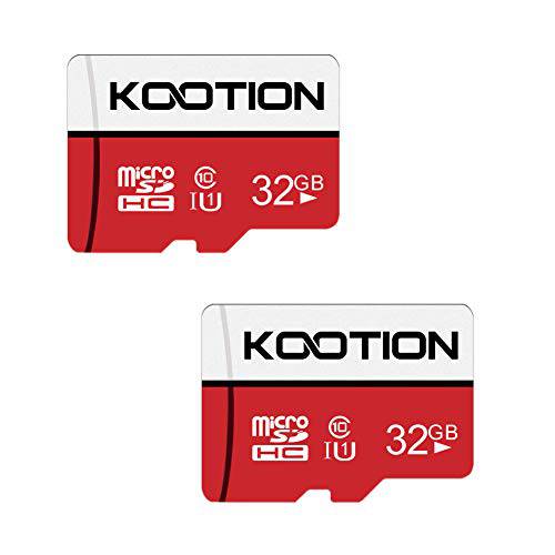 KOOTION 32GB 마이크로 SD 카드 2-Pack Class 10 Micro SDHC 카드 UHS-I 메모리 카드 울트라 고속 TF 카드 C10 U1 32 GB