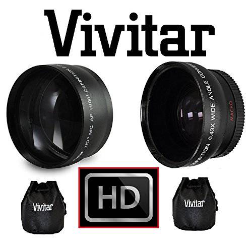 망원+  넓은 앵글 Lens세트 for 삼성 NX2000 NX300 NX1100 NX1000 (40.5mm 호환가능한 for 20-50mm Lens)