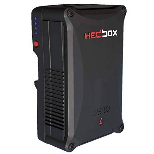 HEDBOX | Nero-L | V 마운트 Li-Ion Cine 디지털 배터리 Pack 195Wh Include D-tap&  USB Out, 고 하중 13A, 4-LED 파워 Meter, 테스트 Certificate