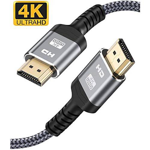 4K Short HDMI 케이블 Highwings 1FT 고속 18Gbps HDMI 2.0 Braided 케이블- 지원 4K 60Hz HDR 영상 4K 2160p 1080p 3D HDCP 2.2 ARC호환 이더넷 PS4 3 4K Fire 넷플릭스 LG 삼성 ect with
