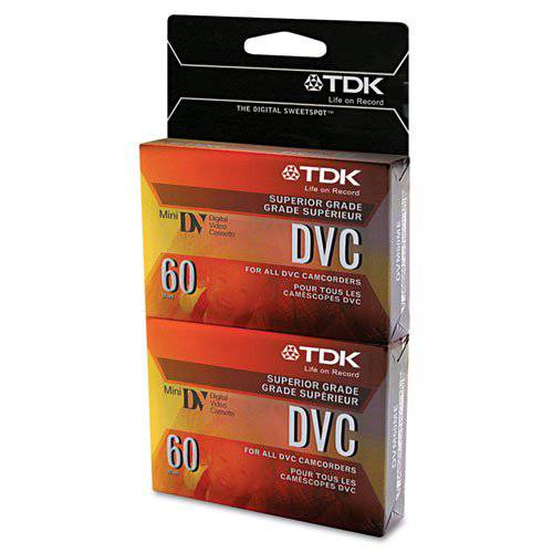 60-Minute 미니 DVC 테이프 (2 Pack)