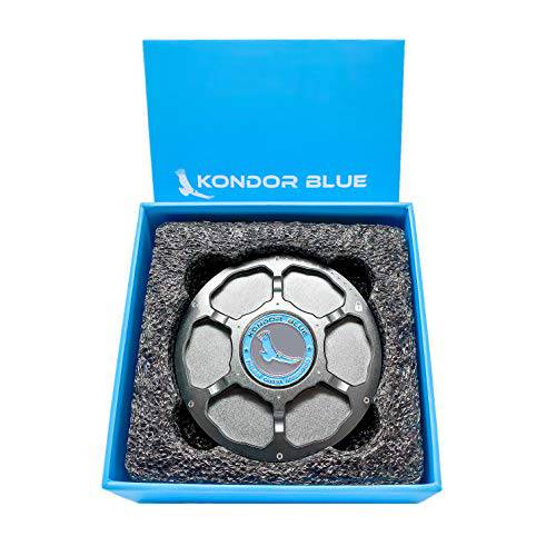 KONDOR BLUE EF 마운트 카메라 바디 캡 메탈 (Space Gray) 알루미늄 Alloy EOS DSLR Cine 카메라 Port 커버