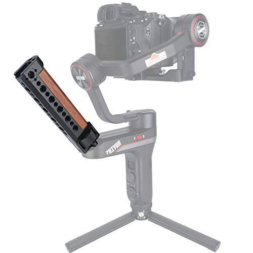 NICEYRIG 나무 손잡이 for ZHIYUN WEEBILL S 짐벌 Stabilizer, 그립 with 1/ 4 3/ 8 ARRI 마운팅 Holes and 콜드 구두 - 341