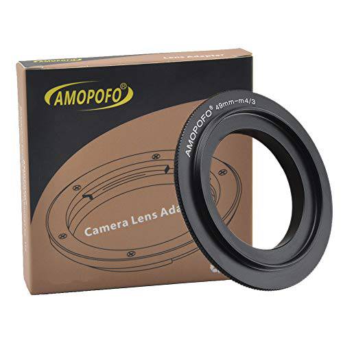 49mm 필터 스레드 Macro Reverse 마운트 어댑터 Ring, for M4/ 3 카메라 루믹스 GX7 GF6 GH3 G5 GF5 GX1 GF3 G3 올림푸스 OM-D E-M1 E-M5 E-PL6 E-P5 DSLR 카메라