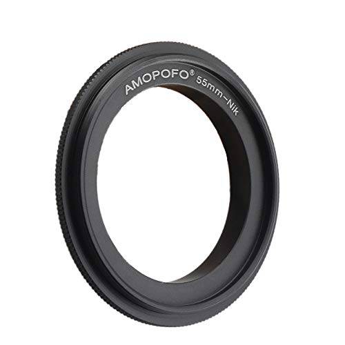 55mm Macro Reverse 렌즈 어댑터 링 for Nikon F ai D750 D7200 카메라 Close-up(55mm Nikon Reverse Ring)