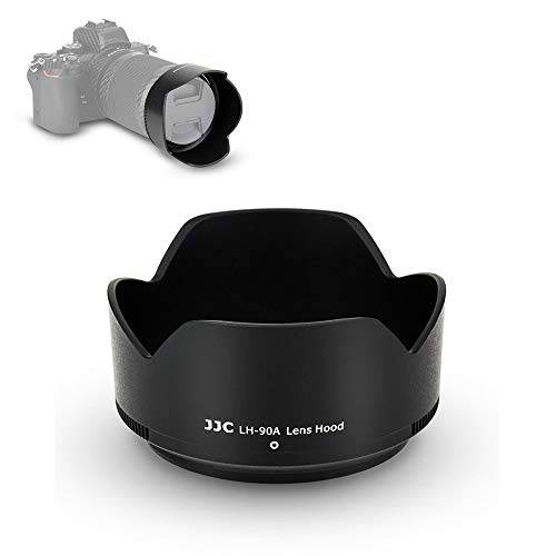 양면 렌즈 후드 쉐이드 for Nikon NIKKOR Z DX 50-250mm f/ 4.5-6.3 VR 렌즈 on Nikon Z50 교체용 Nikon HB-90A 렌즈 후드 Tulip Flower 모양뚜껑디자인