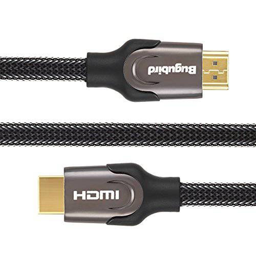 Bugubird HDMI 케이블 6 Feet (1.8 미터) - 울트라 HD&  고속 HDMI 2.0a 28AWG CL3 지원 4K @60Hz 18Gbps 3D 2160p 1440p 1080p 랜포트 and Arc - 나일론 Braided 케이블