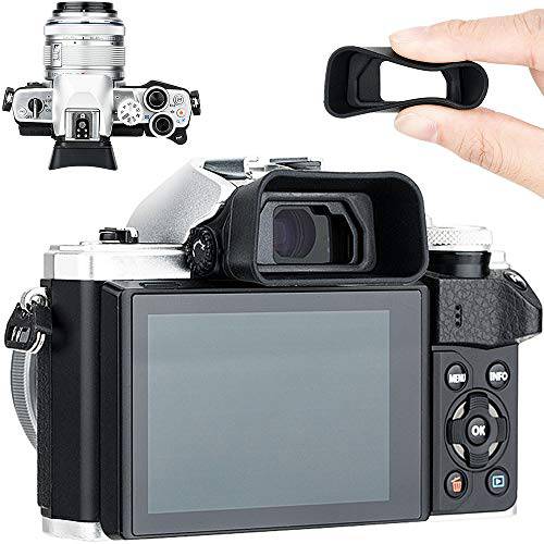 소프트 Silicon 카메라 뷰파인더 아이컵 접안렌즈 아이쉐이드 for 올림푸스 OM-D E-M5 Mark III II& E-M10 Mark III II 미러리스 Camera, Replaces 올림푸스 EP-16 EP-15 아이 Cup