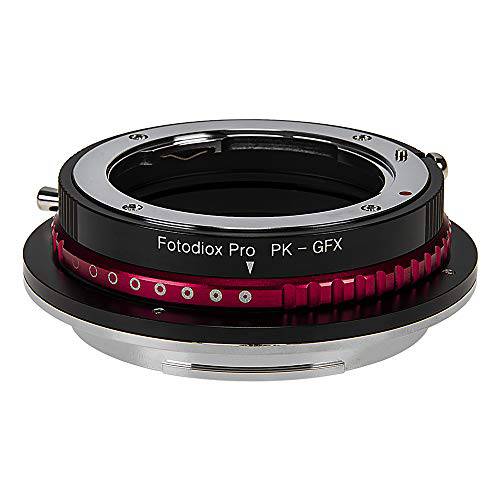 Fotodiox DLX 렌즈 마운트 어댑터 호환가능한 펜탁스 K AF (KAF) 렌즈 to 후지필름 GFX G-Mount 미러리스 카메라