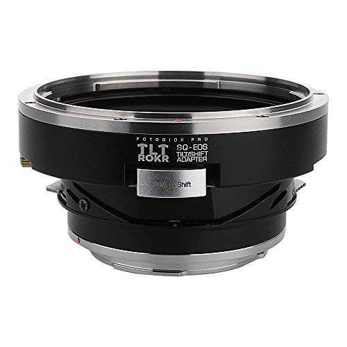 Fotodiox  프로 TLT ROKR - 틸트/ 시프트 렌즈 마운트 어댑터 Bronica SQ 마운트 렌즈 to 캐논 EOS (EF, EF-S) 마운트 SLR 카메라 바디