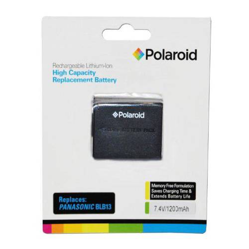 Polaroid 고 용량 파나소닉 BLB13 충전식 리튬 교체용 배터리 (Compatible With: DMC-G10, GH1, G2, G1, L10)