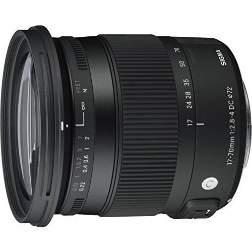 Sigma 884205 F2.8-4 Contemporary DC Macro OS HSM 17-70mm Fixed 렌즈 for 소니 Alpha 카메라