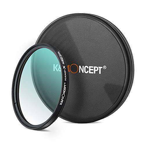 K&F Concept 82mm 원형 편광 필터 HD 18 레이어 슈퍼 슬림 멀티 소형 코팅 Weather Sealed CPL 렌즈 필터