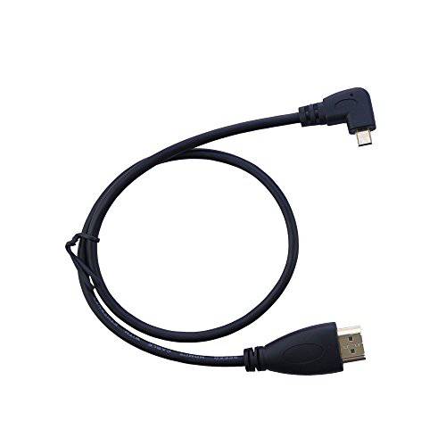 Seadream 20 50CM 90 도 앵글 미니 HDMI Male To HDMI Male 케이블 (Left Angle)