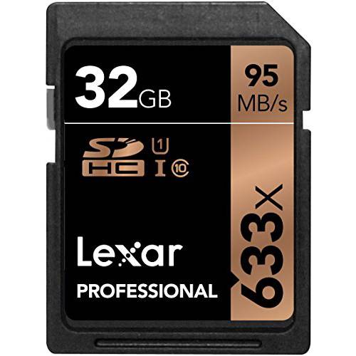 Lexar 프로페셔널 633X 128GB (2-Pack) SDXC UHS-I Cards