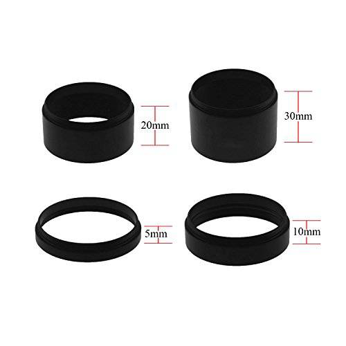 Astromania Astronomical 2/ M48-extension Tube Kit for 카메라 and 접안경 - 길이 5mm 10mm 20mm 30mm - M48x0.75 on Both Sides
