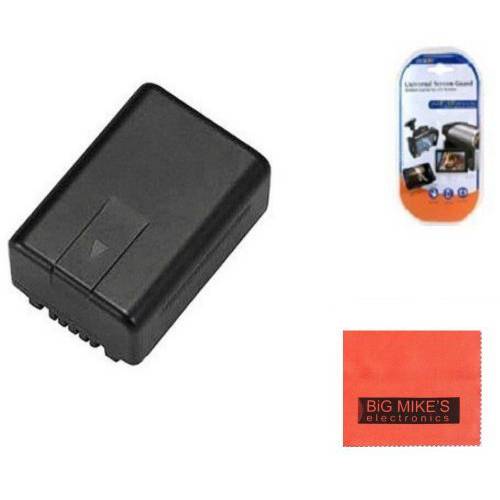 Pack of 2 VW-VBK180 Batteries and 배터리 충전 for 파나소닉 HC-V10 HC-V100 HC-V500 HC-V700 캠코더