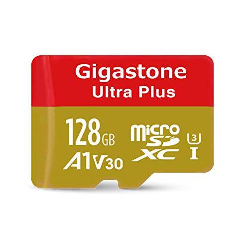Gigastone 128GB 마이크로 SD 카드 4K 비디오 레코딩 4K 게임 프로 닌텐도스위치 호환가능한 R w up to 100 50 MB S Micro SDXC UHS-I A1 V30 Class 10