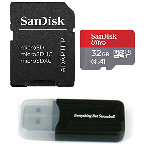 SanDisk 32GB 울트라 UHS-I Class 10 미니 SD 메모리 카드 works with 모토로라 Moto X4, G5S 플러스, G5S, Z2 Force Edition, E4 플러스, Z2 Play, C, G5 플러스 with Everything but Stromboli (TM) 리더,리더기