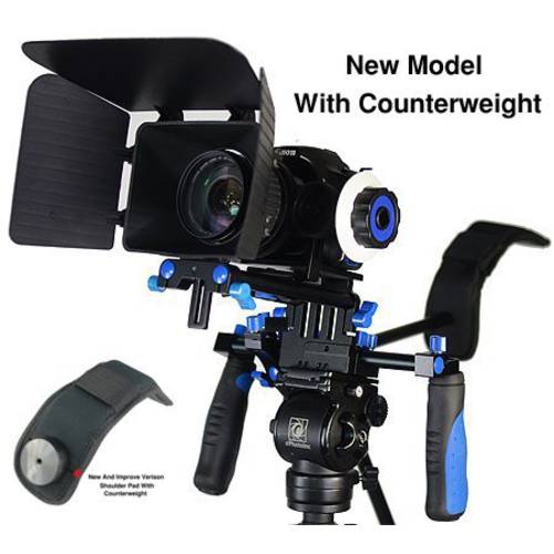 Morros DSLR Rig 무비 키트 숄더 마운트 Rig Follow 포커스 and 매트 박스 All DSLR 카메라 and 비디오 캠코더 with for