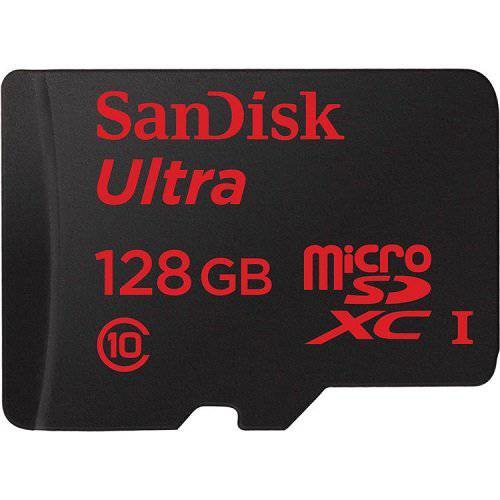 SanDisk 울트라 128GB UHS-I Class 10 microSDXC 메모리 카드 up to 80mb S SDSQUNC-128G 어댑터포함