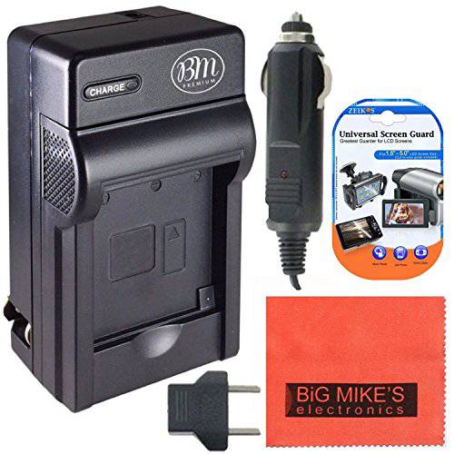 BM 프리미엄 2-Pack of DMW-BLF19, DMW-BLF19e, DMW-BLF19PP Batteries and 충전 for 파나소닉 루믹스 DC-G9, DC-GH5, DMC-GH3, DMC-GH3K, DMC-GH4, DMC-GH4K 디지털 카메라