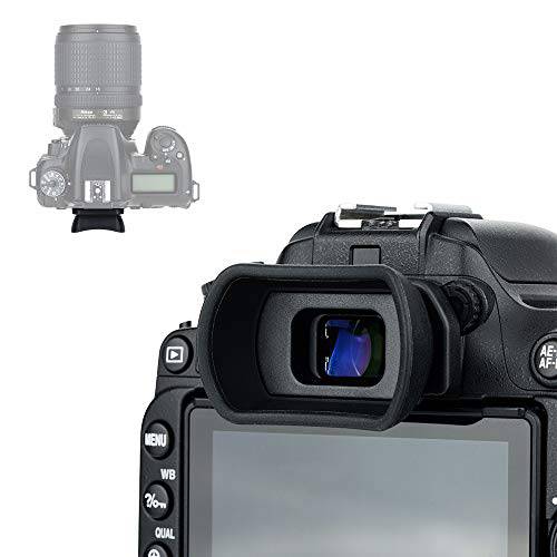 소프트 Extended 아이컵 접안렌즈 아이쉐이드 for Nikon D7500 D7200 D7100 D7000 D5200 D5100 D3500 D3400 D3300 D3200 D3100 D750 D610 D600 D300 뷰파인더 교체용 Nikon DK-20 21 23 24 25 28