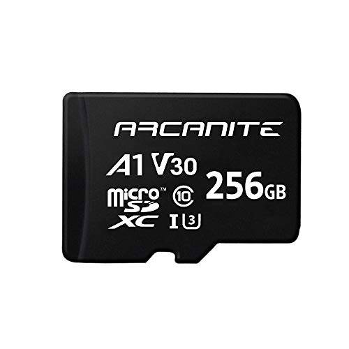 ARCANITE 256GB microSDXC 메모리 카드 어댑터포함 - UHS-I U3 A1 V30 4K C10 마이크로 SD - AKV30A1256