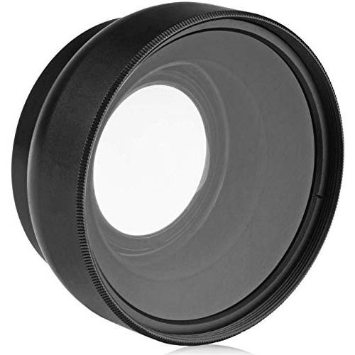 0.43X 고 해상도 슈퍼 와이드 앵글 렌즈 w/ Macro for 캐논 VIXIA HF S21+ 58mm 3 Piece 필터 Kit
