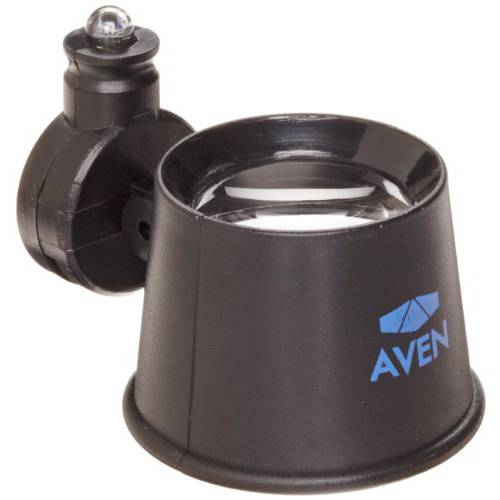 Aven 26034-LED 아이 Loupe with LED Light, 10X Magnification, 25mm Diameter