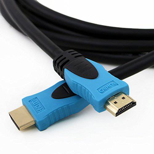 Buhbo 고속 HDMI 2.0 케이블 (10 Feet) for 4K 울트라 HD, 3D Video, Ethernet/ 오디오 반환 - 금도금 커넥터