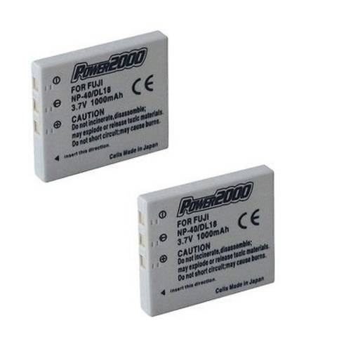 Two 2X NP-1 Batteries for 코니카 미놀타 DiMAGE X1 디지털 카메라