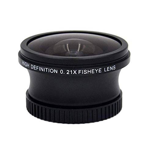 Extreme-Fish-Eye 렌즈 (0.21x) for JVC Everio GZ-HM550+  New West 미니 	파이버 Cloth